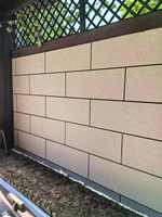 Panneau de bardage extérieur imperméable, panneau sandwich isolé, revêtement en mousse de polyuréthane de 16 mm