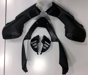 ชุดแฟริ่งรถสปอร์ตไบค์สำหรับ <span class=keywords><strong>Honda</strong></span> CBR600 F4i ปี 2004 2005 2006 <span class=keywords><strong>2007</strong></span> สีดำเงา CBR600F4i 04 05 06 07 อะไหล่แต่ง - Product Image 2