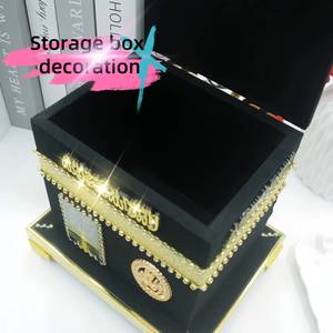 Islamic Ramadan Eid Mubarak <b>Table</b> Decoration Square Acrylic Party Ornament Home Office Day and Time Tracker-Packaged in a Bag - Product Image 3