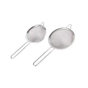 Nhà Máy Bán Buôn Đa Chức Năng Thép Không Gỉ Lọc Bột Sàng Tay Chao Với Cạnh Rộng Mỡ Khay - Product Image 2