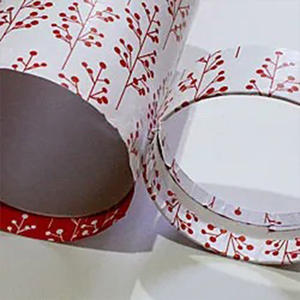 Boîte d'emballage cylindrique en carton kraft pour capsules de gel alimentaire à base de plantes, design personnalisé, recyclable, tube en papier pour poudre de protéines - Product Image 3