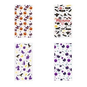 Sacolas de Presente de Halloween Personalizadas em Plástico, Sacolas Transparentes de Cellophane para Doces de Halloween - Product Image 5