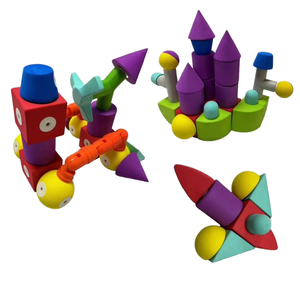Fun Soft EVA Foam Kits de construcción magnética Edad <span class=keywords><strong>3</strong></span> + Juegos de juego seguro para niños - Product Image 2