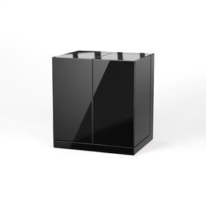 Hộp trưng bày đồng hồ nam bằng da PU đen cao cấp, hai cửa, có vị trí trưng bày bên ngoài, hộp quà tặng sang trọng - Product Image 4