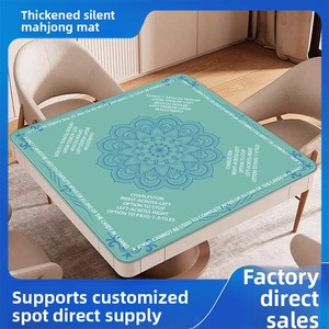 Funky Trade 防滑橡胶背衬麻将垫 加固边角 耐磨通用垫 棋牌游戏扑克牌 - Product Image 5