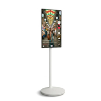 Pantalla Táctil Interactiva de 32 Pulgadas, Android 13, 8+128GB, Pantalla LCD Portátil, SDK para Orientación en Aeropuertos y Tiendas, con Soporte de Pie