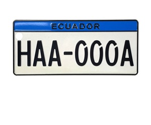 Placas <span class=keywords><strong>de</strong></span> Matrícula <span class=keywords><strong>de</strong></span> Ecuador, Placas <span class=keywords><strong>de</strong></span> Matrícula <span class=keywords><strong>de</strong></span> <span class=keywords><strong>la</strong></span> <span class=keywords><strong>Unión</strong></span> <span class=keywords><strong>Europea</strong></span>, Placas Personalizadas para el Gobierno - Product Image 2