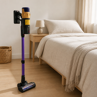 Aspirateur sans fil 30000PA de puissance d'aspiration, autonomie de 50 minutes, filtre HEPA lavable, portable et léger pour voiture et usage domestique CE/CB