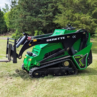Nouvelle chargeuse compacte Derette V1000, moteur diesel Kubota 25 CV, fournisseur direct d'usine pour les distributeurs, fabriqué en Chine