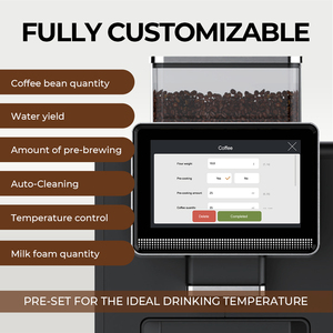 Moseener Commercial Automatic Espresso Machine Professional <b>Coffee</b> <b>Maker</b> Touch Screen Multifunctional <b>Portable</b> - Product Image 3