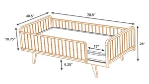 <span class=keywords><strong>Cama</strong></span> <span class=keywords><strong>Montessori</strong></span> para Niños, Económica y Resistente, con Estructura Ajustable <span class=keywords><strong>Doble</strong></span>, Venta al Por Mayor - Product Image 5