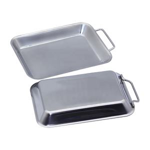 Mini poêle à fromage portable professionnel en acier inoxydable avec manche de spatule en bois - Product Image 6