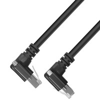 Câble réseau noir Gigabit résistant aux plisements pour équipement de caméra industrielle