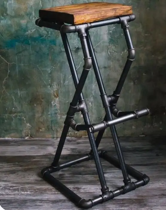 काले धातु पाइप प्रसंस्करण पतला फर्नीचर पैर स्टील सोफे पैर टेबल पैर औद्योगिक कच्चा लोहा चितकबरा डे तालिका एन धातु 1 सेट