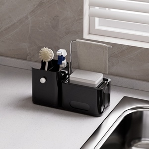 Dispensador de jabón de mano negro Manual personalizado de 500ml, bomba de plástico moderna para cocina, <span class=keywords><strong>hotel</strong></span>, uso público y baño - Product Image 5