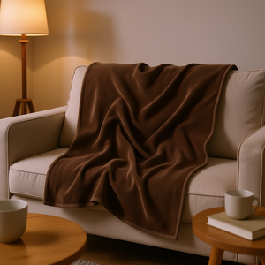 Manta Ligera de Microfibra para Café, Rectangular, para Uso Doméstico, Cuatro Estaciones, Estilo Simple - Product Image 2