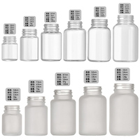 60ml 75ml 100 ml 120ml 150ml 200ml 250ml 300ml 400ml 500ml ml Emballage de bouteille capsule en verre ronde bleu cobalt avec bouchon en bambou