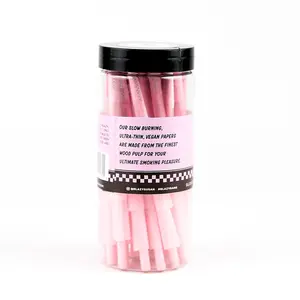 high quality custom pink pre cones of tips rolling paper