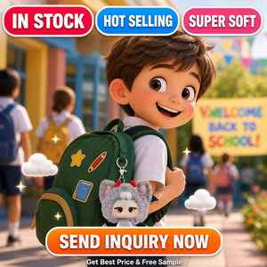 Boîte mystère de jouets en peluche moelleux, directement de l'usine, série de dessins animés, série de fête amusante et tendance, cadeau mignon pour bébé en émail - Product Image 4