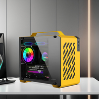 Boîtier PC Mini ITX, boîtier d'ordinateur portable pour jeux, châssis de bureau de petit format pour PC DIY Zeromaster