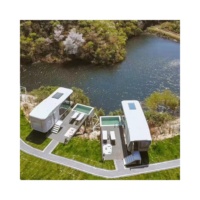 Direct usine maison préfabriquée de luxe personnalisée petit resort camping maison préfabriquée capsule spatiale hôtel extérieur à vendre