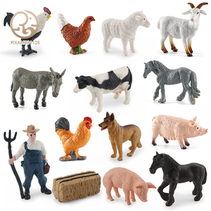 Nouvelle éducation unisexe PVC Zoo animaux jouets réaliste ferme et forêt animaux sauvages Figurines Simulation jouets en plastique enfants tout-petits - Product Image 5