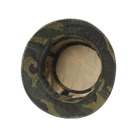 Fabricante logotipo personalizado Camo cubo sombrero pescador hombres sol pesca gorra camuflaje cubo sombrero