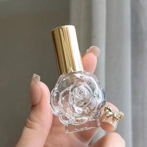 Rose <b>Perfume</b> <b>Bottle</b> Cosmetic Spray <b>Bottle</b> <b>Small</b> Capacity Glass Dispensing Empty <b>Bottle</b> Packaging - Product Image 4