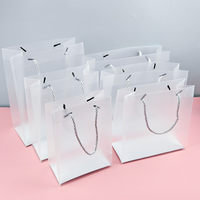 Shopping PVC sacs transparents emballage cadeau sac à provisions en plastique étanche cosmétique maquillage sac à provisions en plastique transparent