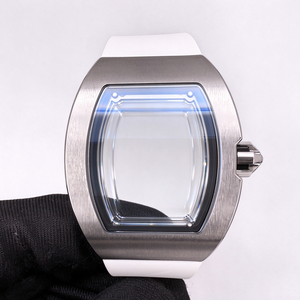 Reloj deportivo mecánico ultradelgado de titanio y acero inoxidable Business 6701 – Skeleton Dia, cristal de zafiro - Product Image 1