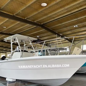 Barca Sportiva in Vetroresina da 24 Piedi con Console Centrale, Modello Popolare in Vendita con T-Top per Pesca, Crociere e Tour Panoramici - Product Image 3