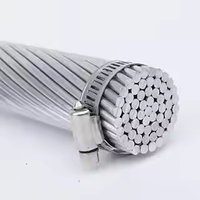 Personnalisé AAAC 75.5mm2 Alliage d'aluminium Flexible Single Core Overhead Bare Almelec Cable French Standard Solid for Railway