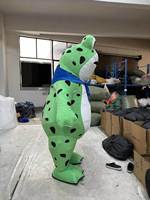 Costume de mascotte gonflable Funtoys en forme de grenouille pour adulte, idéal pour Halloween, cosplay, danse, déguisement en peluche, costume de mascotte animale pour carnaval