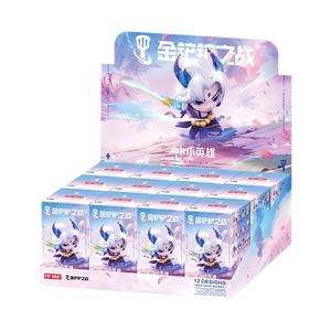 Auténtico POP MART TFT Little <span class=keywords><strong>Heroes</strong></span> Series Set Completo 12 Piezas Caja Sorpresa Q Mini Figura Juguete Decoración de Escritorio Regalo Coleccionable - Product Image 1