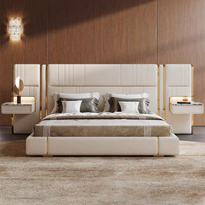 CK152 Estructura de Cama Europea de Alta Calidad, Último Modelo en Tela, Muebles de Dormitorio Modernos y Elegantes, Camas Tapizadas Dobles, King y Queen Size - Product Image 6