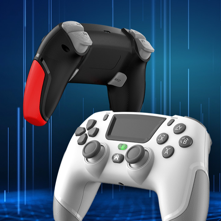 P06 Linear <strong>Hall</strong> <strong>Effect</strong> Button Programmable Wireless Joystick Game <strong>Controller</strong> for PS4 Switch Android IOS <strong>PC</strong>