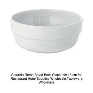 Bol à salade empilable Roma 18 cm Saturnia - Product Image 2
