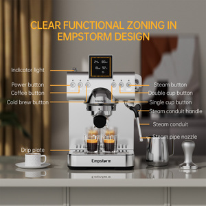 Cafetera comercial semiautomática profesional Empstorm, máquina de <span class=keywords><strong>café</strong></span> expreso Barista Cold Brew, Stock en los EE. UU., local - Product Image 3