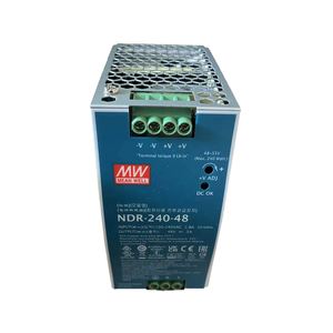 Fuente de Alimentación Industrial SMPS NDR-240-48 de 240W 48V 5A CA a Riel DIN para Exteriores, Sistema de Control Industrial, Nueva y Original - Product Image 1