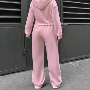 Women's Hooded <b>Cardigan</b> and Pants Casual Sportswear 2-Piece Set Fashion - Product Image 6