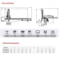 Bras de robot pour machines de moulage par injection Anki vector robot Pick and place machine RN1100WSS3