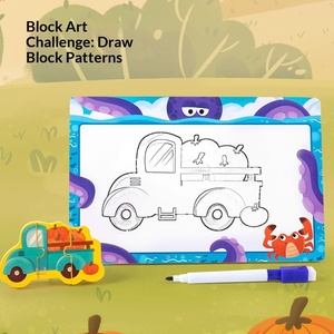 Tablero <span class=keywords><strong>de</strong></span> Dibujo <span class=keywords><strong>de</strong></span> Madera Ensamblable, Rompecabezas 3D Dos en Uno, Tablero <span class=keywords><strong>de</strong></span> Agarre, Juguete Educativo para la Primera Infancia, Reconocimiento <span class=keywords><strong>de</strong></span> <span class=keywords><strong>Animales</strong></span>, para Niños Pequeños 50 - Product Image 4