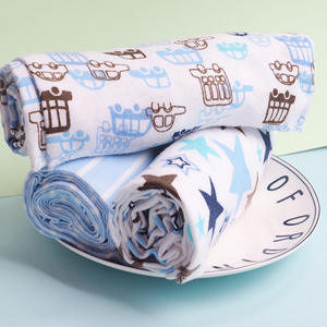 Ensemble <span class=keywords><strong>de</strong></span> couvertures pour bébé en <span class=keywords><strong>coton</strong></span> pur imprimé à une seule couche, motif <span class=keywords><strong>de</strong></span> dessin animé, quatre pièces, saison printemps - Product Image 5