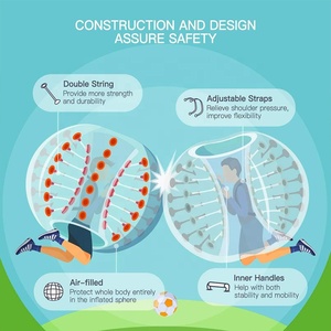 Nóng Bán Người Lớn TPU / PVC Cơ Thể Bumper Bóng Phù Hợp Với Bong Bóng Bơm Hơi Bóng Đá Bóng Đá - Product Image 5