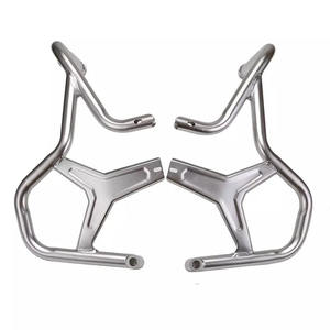 Para <span class=keywords><strong>BMW</strong></span> R1200GS ADV, nuevo silenciador de parachoques modificado, barra protectora de acero al carbono, barra anticaída delantera/trasera reforzada, accesorios, 1 año - Product Image 4