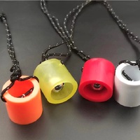 Sifflet d'entraînement en silicone pour la chasse et le tir sur cible - Sifflet durable de 3,5 cm avec corde réglable pour l'entraînement en extérieur