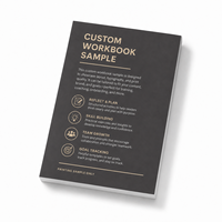 Impression de cahiers brochés personnalisés directement de l'usine avec reliure parfaite, service d'impression de livres pour manuels de formation