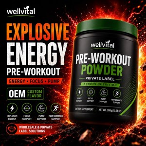Explosive Energy OEM - Polvo Pre-Entrenamiento con Sabor Personalizado para Energía, Concentración y Fuerza Muscular - Product Image 1