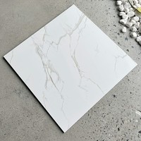 Carreaux de Sol en Céramique 60x60 80x80 Brillants Luxe pour Salon, Carrelage en Porcelaine Effet Marbre, Vente en Gros