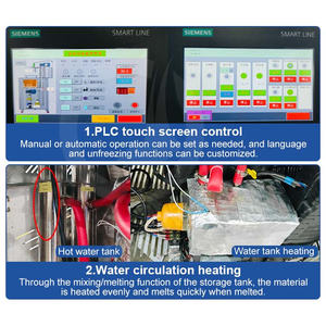 Olla de temperamento de chocolate de triple calor completamente automática de acero inoxidable OCEAN para chocolate derretido - Product Image 3